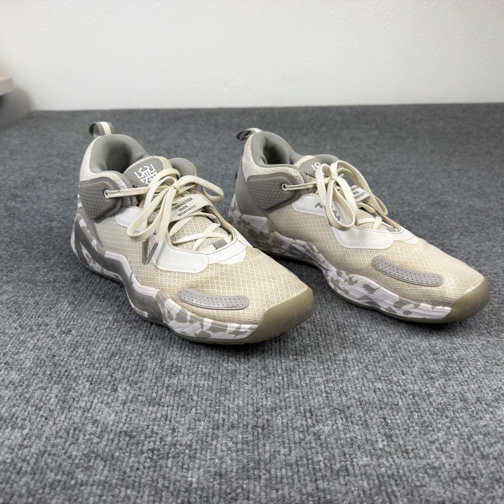 Adidas D.O.N. Issue 3 Shoes Mens Size 13 Beige Camo Mid Top Basketball GY0990